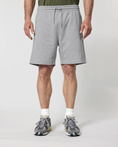 Trainer 2.0 - Die Unisex-Joggingshorts aus French Terry - Heather Grey - 3XL bedrucken, Art.-Nr. STBU186C2503X