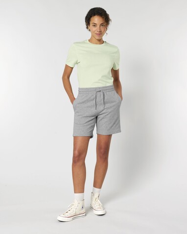 Trainer 2.0 - Die Unisex-Joggingshorts aus French Terry - Heather Grey - XS bedrucken, Art.-Nr. STBU186C250XS