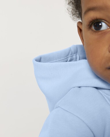 Baby Connector - Der Baby-Zip-Hoodie - Blue Soul - 6-12 m/68-80cm bedrucken, Art.-Nr. STSB105C149B2
