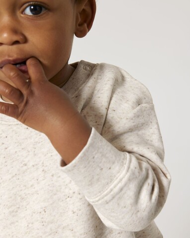 Baby Changer - Das Iconic Baby-Rundhals-Sweatshirt - Eco Heather - 24-36 m/92-98cm bedrucken, Art.-Nr. STSB920C147B5