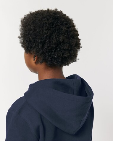 Mini Cruiser 2.0 - Der Iconic Kinder-Hoodie - French Navy - 7-8/122-128cm bedrucken, Art.-Nr. STSK180C72707