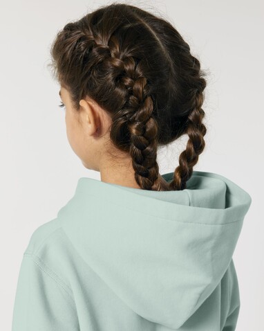 Mini Cruiser 2.0 - Der Iconic Kinder-Hoodie - Caribbean Blue - 7-8/122-128cm bedrucken, Art.-Nr. STSK180C72407