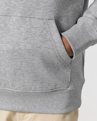 Mini Cruiser 2.0 - Der Iconic Kinder-Hoodie - Heather Grey - 12-13/152-158cm bedrucken, Art.-Nr. STSK180C25012