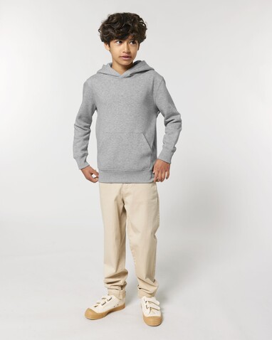 Mini Cruiser 2.0 - Der Iconic Kinder-Hoodie - Heather Grey - 3-4/98-104cm bedrucken, Art.-Nr. STSK180C25003