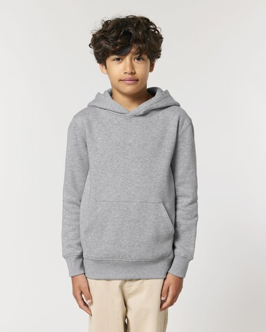 Mini Cruiser 2.0 - Der Iconic Kinder-Hoodie - Heather Grey - 3-4/98-104cm bedrucken, Art.-Nr. STSK180C25003