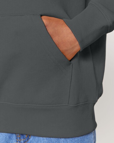 Mini Cruiser 2.0 - Der Iconic Kinder-Hoodie - Anthracite - 7-8/122-128cm bedrucken, Art.-Nr. STSK180C25307