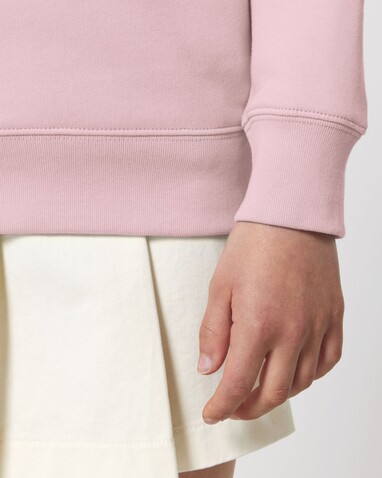 Mini Changer 2.0 - Das Iconic Kinder-Sweatshirt - Cotton Pink - 5-6/110-116cm bedrucken, Art.-Nr. STSK181C00505