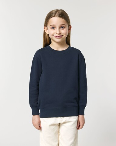 Mini Changer 2.0 - Das Iconic Kinder-Sweatshirt - French Navy - 7-8/122-128cm bedrucken, Art.-Nr. STSK181C72707