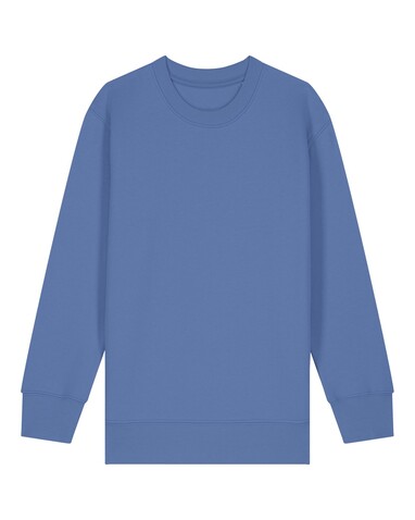 Mini Changer 2.0 - Das Iconic Kinder-Sweatshirt - Bright Blue - 7-8/122-128cm bedrucken, Art.-Nr. STSK181C05307