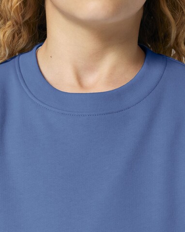 Mini Changer 2.0 - Das Iconic Kinder-Sweatshirt - Bright Blue - 9-11/134-146cm bedrucken, Art.-Nr. STSK181C05309