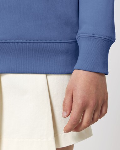 Mini Changer 2.0 - Das Iconic Kinder-Sweatshirt - Bright Blue - 7-8/122-128cm bedrucken, Art.-Nr. STSK181C05307