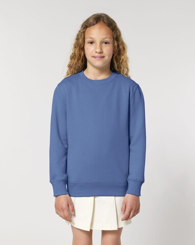 Mini Changer 2.0 - Das Iconic Kinder-Sweatshirt - Bright Blue - 9-11/134-146cm bedrucken, Art.-Nr. STSK181C05309