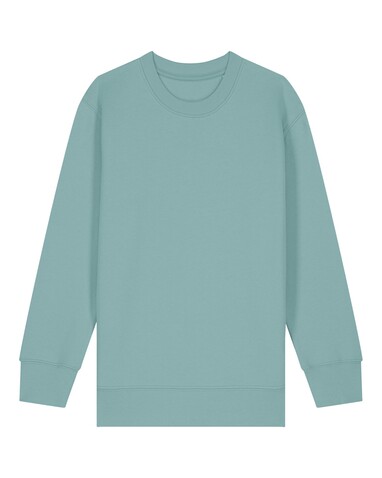 Mini Changer 2.0 - Das Iconic Kinder-Sweatshirt - Teal Monstera - 12-13/152-158cm bedrucken, Art.-Nr. STSK181C06012