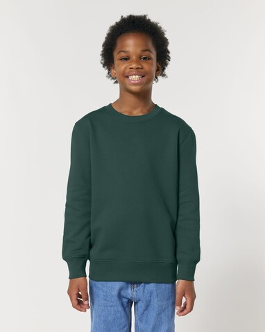 Mini Changer 2.0 - Das Iconic Kinder-Sweatshirt - Glazed Green - 5-6/110-116cm bedrucken, Art.-Nr. STSK181C03605