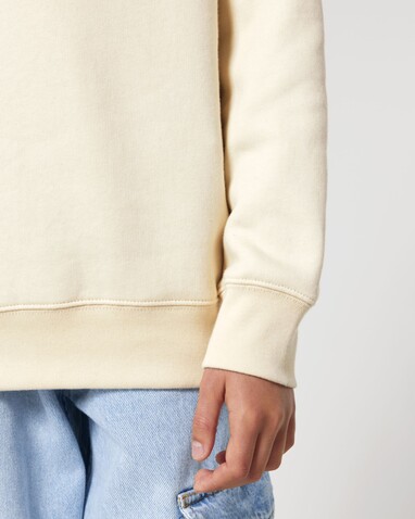 Mini Changer 2.0 - Das Iconic Kinder-Sweatshirt - Natural Raw - 7-8/122-128cm bedrucken, Art.-Nr. STSK181C05407