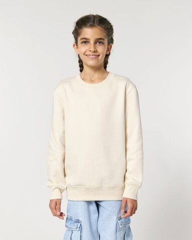 Mini Changer 2.0 - Das Iconic Kinder-Sweatshirt - Natural Raw - 7-8/122-128cm bedrucken, Art.-Nr. STSK181C05407