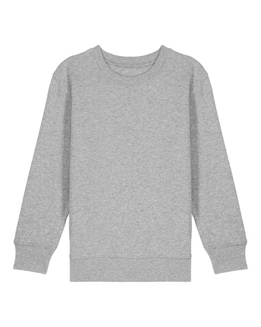 Mini Changer 2.0 - Das Iconic Kinder-Sweatshirt - Heather Grey - 12-13/152-158cm bedrucken, Art.-Nr. STSK181C25012
