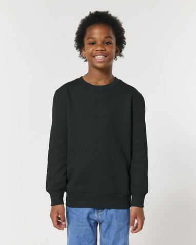Mini Changer 2.0 - Das Iconic Kinder-Sweatshirt - Black - 3-4/98-104cm bedrucken, Art.-Nr. STSK181C00203
