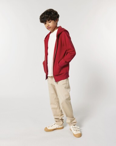 Mini Cultivator 2.0 - Der Iconic Kinder-Zip-Hoodie - Red - 12-13/152-158cm bedrucken, Art.-Nr. STSK182C00412