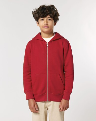 Mini Cultivator 2.0 - Der Iconic Kinder-Zip-Hoodie - Red - 9-11/134-146cm bedrucken, Art.-Nr. STSK182C00409