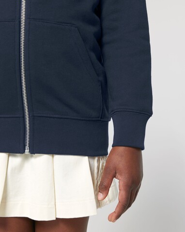 Mini Cultivator 2.0 - Der Iconic Kinder-Zip-Hoodie - French Navy - 9-11/134-146cm bedrucken, Art.-Nr. STSK182C72709