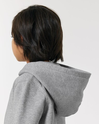 Mini Cultivator 2.0 - Der Iconic Kinder-Zip-Hoodie - Heather Grey - 9-11/134-146cm bedrucken, Art.-Nr. STSK182C25009