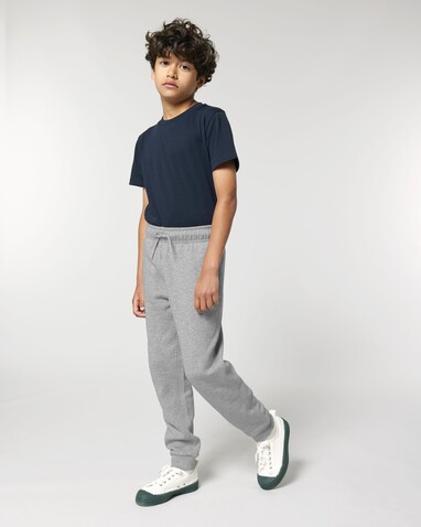 Mini Mover 2.0 - Die Iconic Kinder-Jogginghose - Heather Grey - 3-4/98-104cm bedrucken, Art.-Nr. STSK183C25003