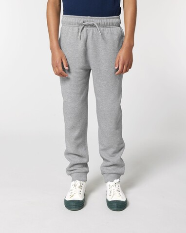 Mini Mover 2.0 - Die Iconic Kinder-Jogginghose - Heather Grey - 7-8/122-128cm bedrucken, Art.-Nr. STSK183C25007