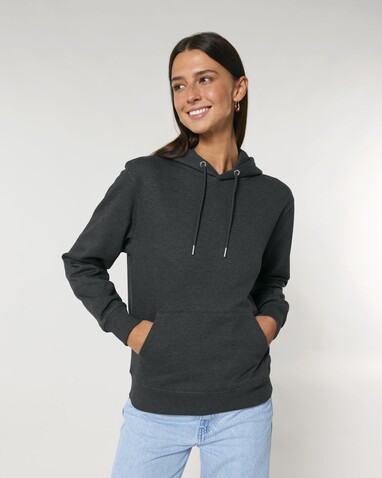 Cruiser 2.0 - Der Iconic Unisex-Hoodie - Dark Heather Grey - S bedrucken, Art.-Nr. STSU177C6511S