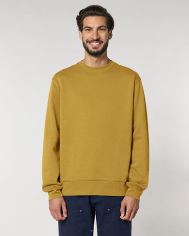 Changer 2.0 - Das Iconic Rundhals-Unisex-Sweatshirt - Ochre - XS bedrucken, Art.-Nr. STSU178C048XS