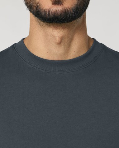 Changer 2.0 - Das Iconic Rundhals-Unisex-Sweatshirt - India Ink Grey - M bedrucken, Art.-Nr. STSU178C7151M