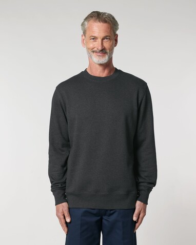 Changer 2.0 - Das Iconic Rundhals-Unisex-Sweatshirt - Dark Heather Grey - M bedrucken, Art.-Nr. STSU178C6511M