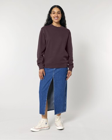 Changer 2.0 - Das Iconic Rundhals-Unisex-Sweatshirt - Red Brown - S bedrucken, Art.-Nr. STSU178C1161S