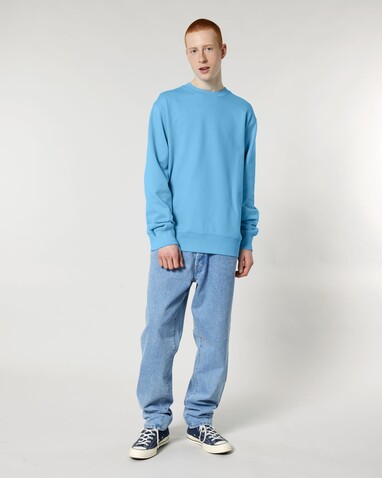 Changer 2.0 - Das Iconic Rundhals-Unisex-Sweatshirt - Aqua Blue - XL bedrucken, Art.-Nr. STSU178C1451X