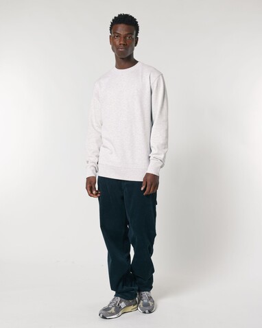 Changer 2.0 - Das Iconic Rundhals-Unisex-Sweatshirt - Cool Heather Grey - XXL bedrucken, Art.-Nr. STSU178C1462X