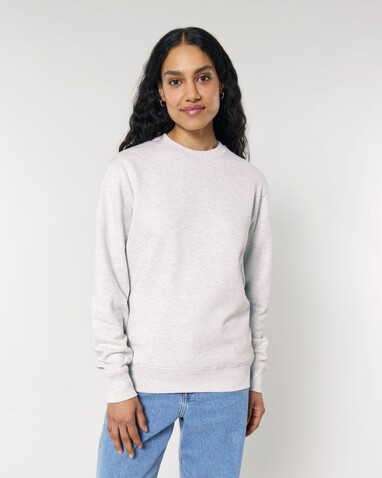 Changer 2.0 - Das Iconic Rundhals-Unisex-Sweatshirt - Cool Heather Grey - XXL bedrucken, Art.-Nr. STSU178C1462X
