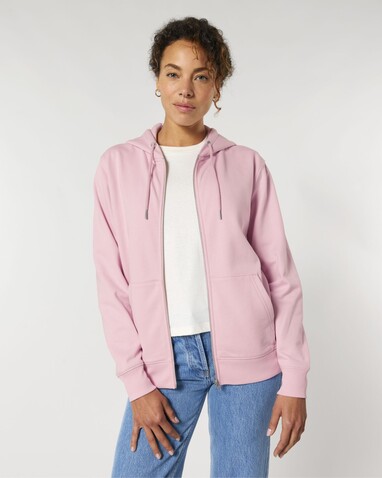 Cultivator 2.0 - Der Iconic Unisex-Zip-Hoodie - Cotton Pink - XXL bedrucken, Art.-Nr. STSU179C0052X
