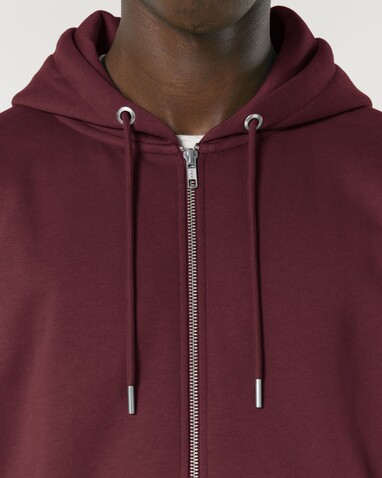 Cultivator 2.0 - Der Iconic Unisex-Zip-Hoodie - Burgundy - XL bedrucken, Art.-Nr. STSU179C2441X