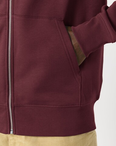 Cultivator 2.0 - Der Iconic Unisex-Zip-Hoodie - Burgundy - S bedrucken, Art.-Nr. STSU179C2441S