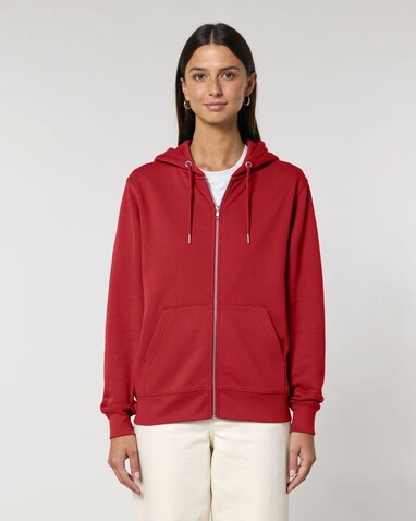 Cultivator 2.0 - Der Iconic Unisex-Zip-Hoodie - Red - XS bedrucken, Art.-Nr. STSU179C004XS