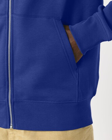 Cultivator 2.0 - Der Iconic Unisex-Zip-Hoodie - Worker Blue - XXS bedrucken, Art.-Nr. STSU179C0882S
