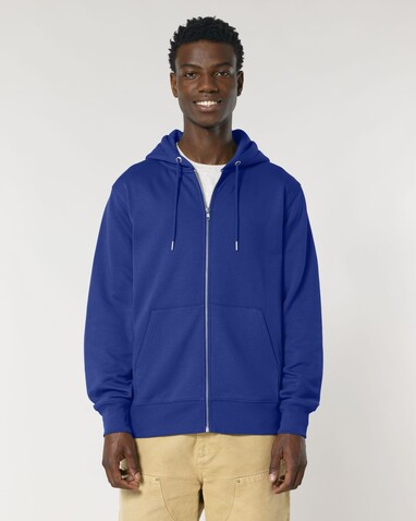 Cultivator 2.0 - Der Iconic Unisex-Zip-Hoodie - Worker Blue - XXL bedrucken, Art.-Nr. STSU179C0882X
