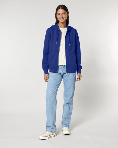 Cultivator 2.0 - Der Iconic Unisex-Zip-Hoodie - Worker Blue - 3XL bedrucken, Art.-Nr. STSU179C0883X