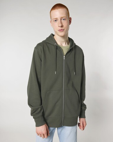 Cultivator 2.0 - Der Iconic Unisex-Zip-Hoodie - Khaki - XS bedrucken, Art.-Nr. STSU179C223XS