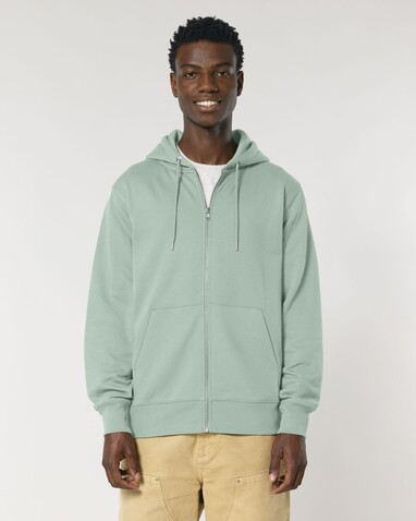 Cultivator 2.0 - Der Iconic Unisex-Zip-Hoodie - Aloe - S bedrucken, Art.-Nr. STSU179C0891S