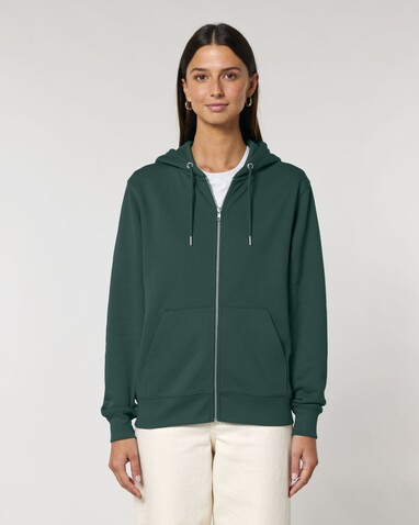 Cultivator 2.0 - Der Iconic Unisex-Zip-Hoodie - Glazed Green - M bedrucken, Art.-Nr. STSU179C0361M