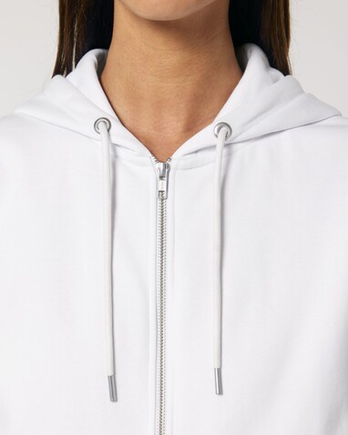 Cultivator 2.0 - Der Iconic Unisex-Zip-Hoodie - White - XXS bedrucken, Art.-Nr. STSU179C0012S