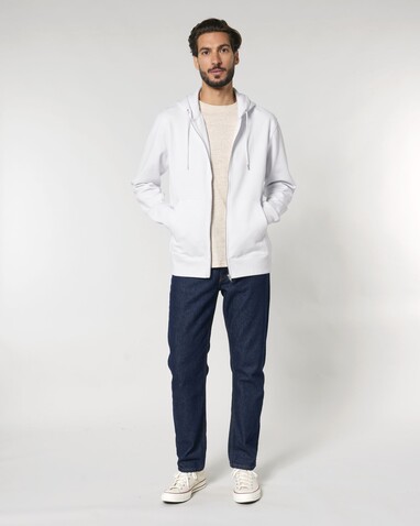 Cultivator 2.0 - Der Iconic Unisex-Zip-Hoodie - White - 4XL bedrucken, Art.-Nr. STSU179C0014X