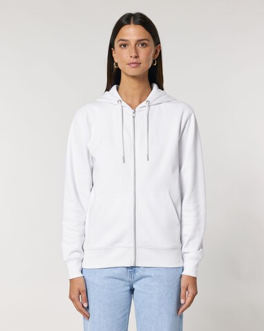Cultivator 2.0 - Der Iconic Unisex-Zip-Hoodie - White - XXS bedrucken, Art.-Nr. STSU179C0012S