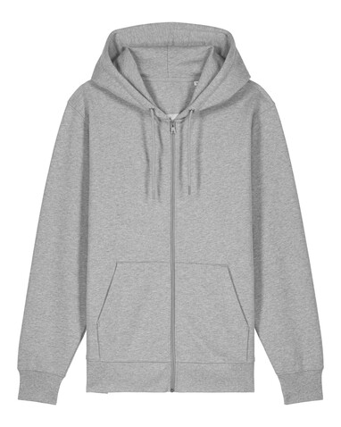Cultivator 2.0 - Der Iconic Unisex-Zip-Hoodie - Heather Grey - L bedrucken, Art.-Nr. STSU179C2501L